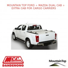 FORD + MAZDA DUAL CAB + EXTRA CAB CARGO CARRIERS – ACCESSORY FOR MOUNTAIN TOP ROLL